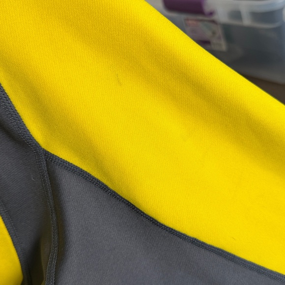 Novara Men's Biking Full Zip Yellow Cycling Jersey Jacket Long Sleeve sz Medium - Picture 13 of 15